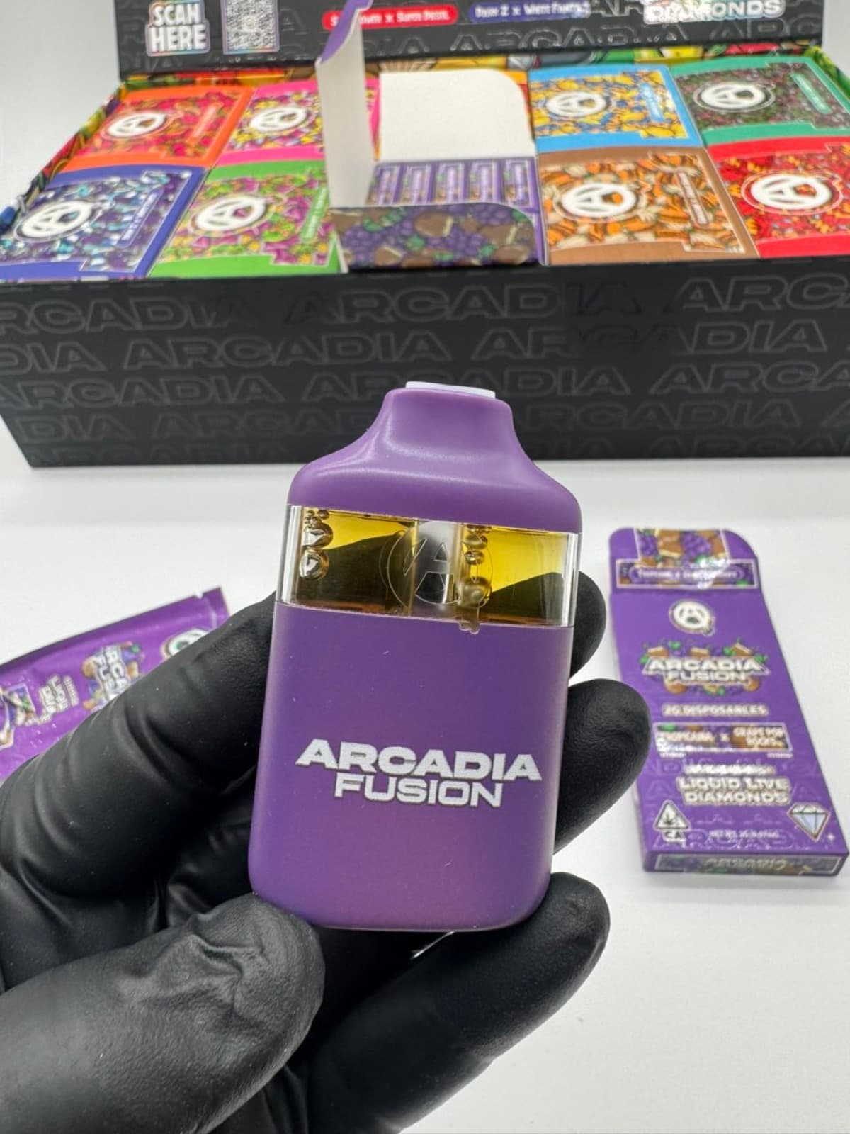 Arcadia Fusion purple dual-chamber device