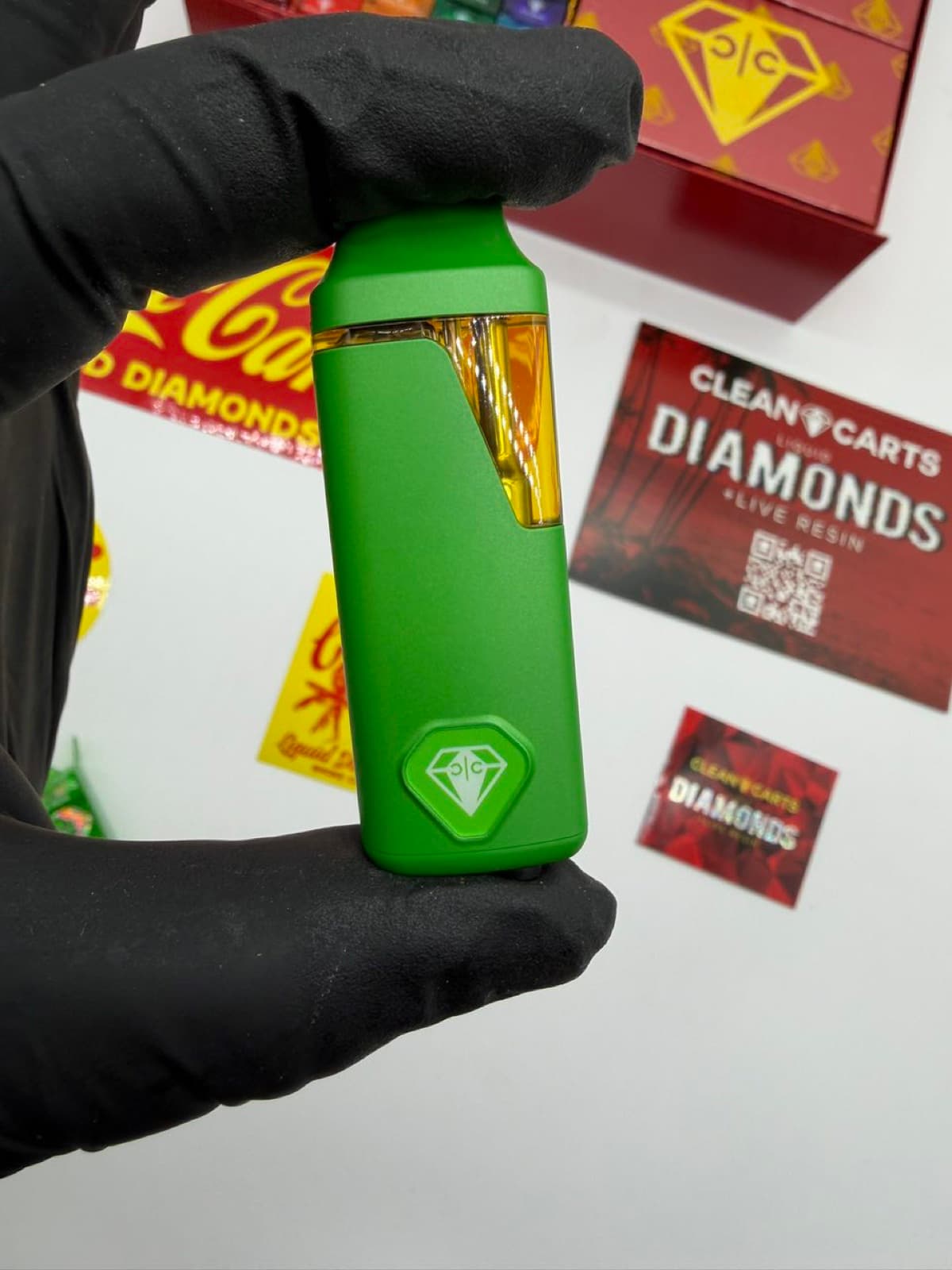 Clean Carts green disposable device