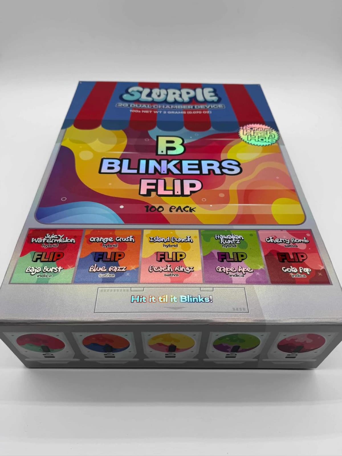 Blinkers Flip Slurpie 100 pack box