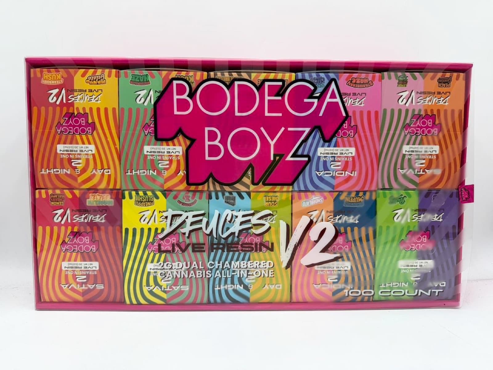 Bodega Boyz Deuces V2 100 count display box