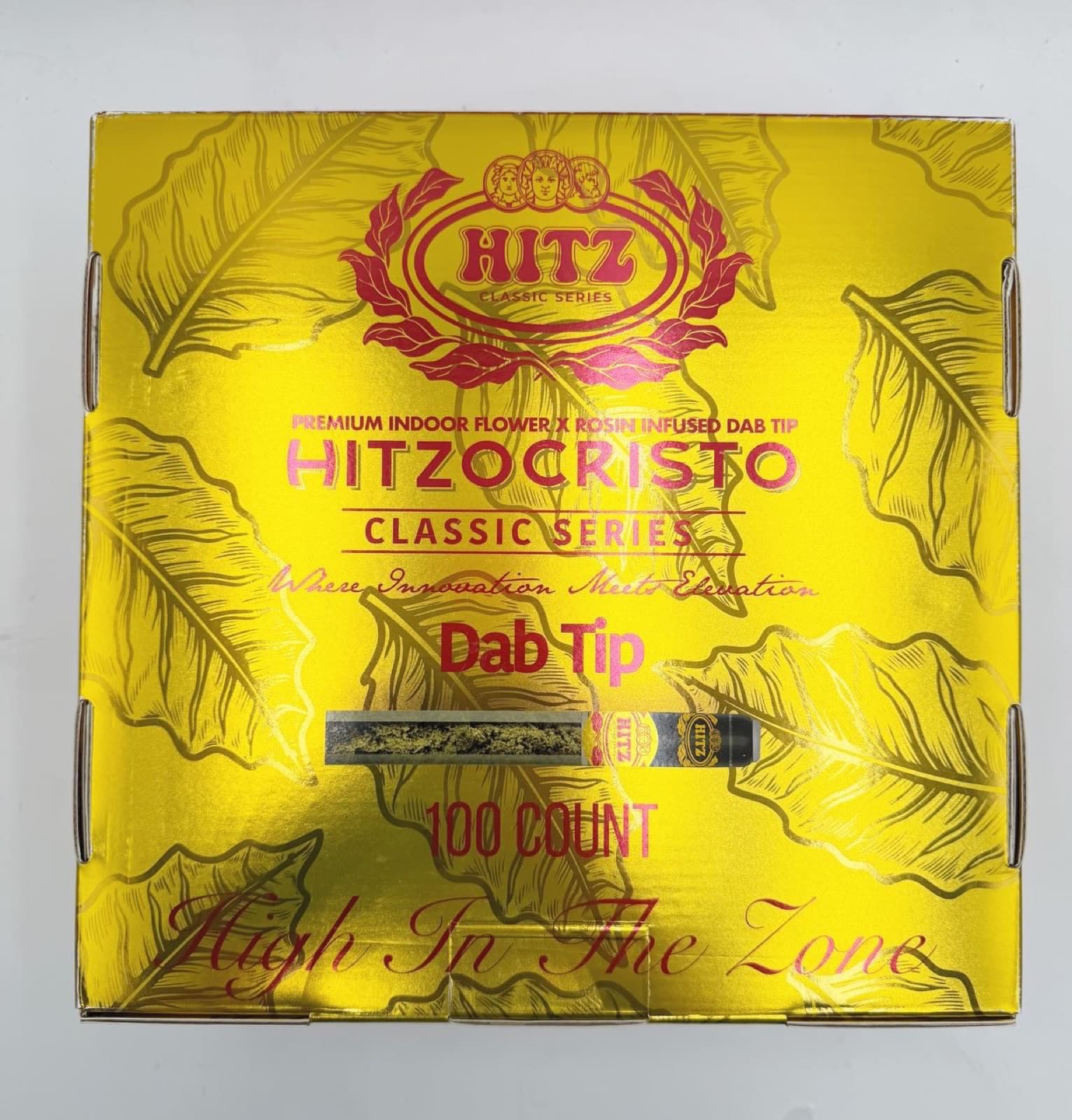 Hitzocristo gold 100 count box closed