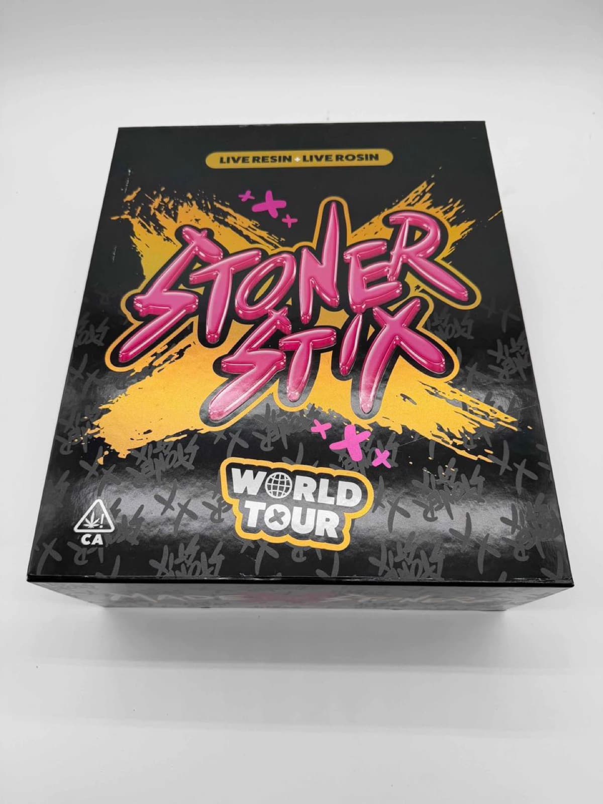 Stoner Stix World Tour black and pink box