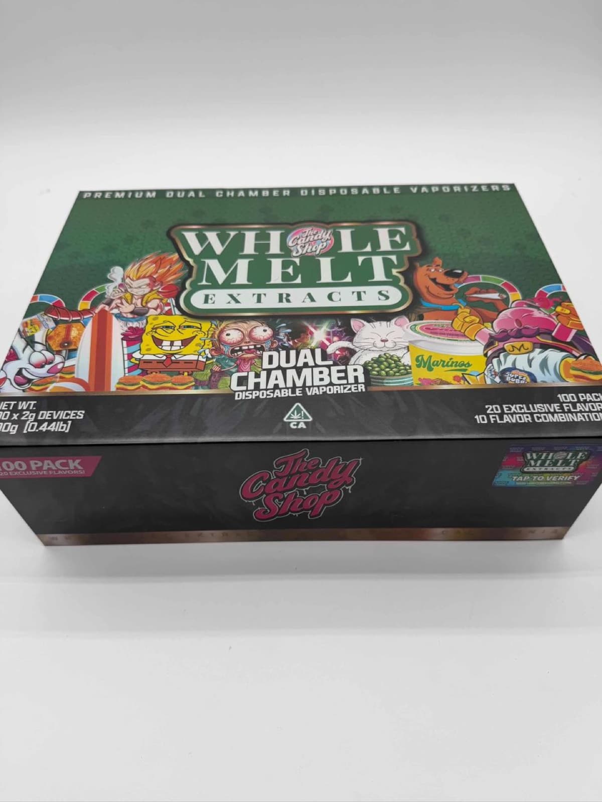 Whole Melt x Candy Shop 100 pack display box